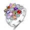 Bague fleur de luxe