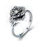 Bague Fleur Grosse en Argent | Dame Fleur