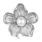 Broche fleur argent ancienne