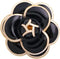 Broche Fleur Noire | Dame Fleur