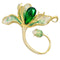 Broche Fleur Verte | Dame Fleur