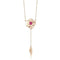 Collier Femme Fleur Rose | Dame Fleur