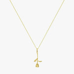 Collier Fleur Or - Vignette | Dame Fleur