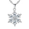 Collier Fleur Or Blanc | Dame Fleur