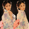 Kimono Japonais Blanc Fleuri | Dame Fleur