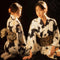 Kimono Noir à Fleurs | Dame Fleur
