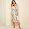 Kimono Satin Fleuri | Dame Fleur