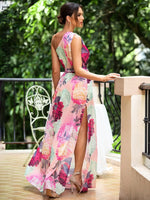 Longue Robe Mariage Femme Fleurie - Vignette | Dame Fleur