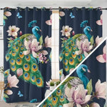 Rideau Motif Paon - Vignette | Dame Fleur
