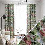 Rideaux Fleuris pour Salon - Vignette | Dame Fleur