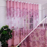 Rideaux Fleurs Romantiques - Vignette | Dame Fleur