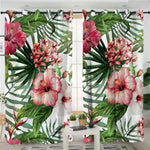 Rideaux Fleurs Tropicales - Vignette | Dame Fleur