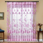 Rideaux Roses Imprimés Fleuris - Vignette | Dame Fleur