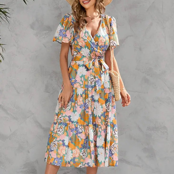 Robe à Fleurs Pour Femme | Dame Fleur