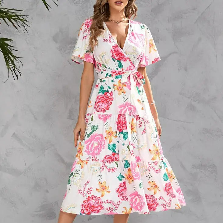 Robe à Fleurs Pour Femme | Dame Fleur