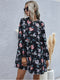 Robe Ample Courte Fleurie | Dame Fleur