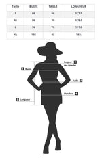 Robe Blanche à Fleurs Bleues - Vignette | Dame Fleur