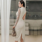 Robe Blanche Fleurie Mariage - Vignette | Dame Fleur