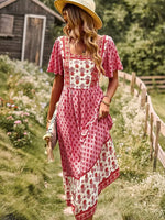 Robe Bohème Florale - Vignette | Dame Fleur