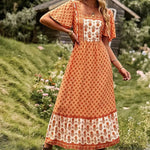 Robe Bohème Florale - Vignette | Dame Fleur