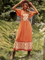 Robe Bohème Florale - Vignette | Dame Fleur