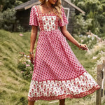 Robe Bohème Florale - Vignette | Dame Fleur