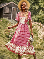 Robe Bohème Florale - Vignette | Dame Fleur