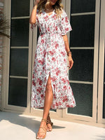 Robe Champêtre Fleurie - Vignette | Dame Fleur