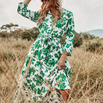 Robe Chemisier à Fleurs - Vignette | Dame Fleur