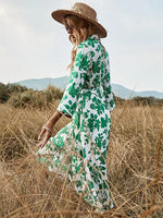 Robe Chemisier à Fleurs - Vignette | Dame Fleur