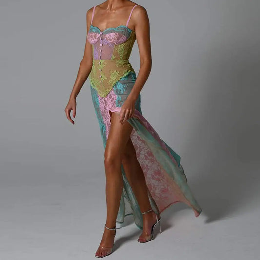 Robe cocktail Fleurie Femme | Dame Fleur