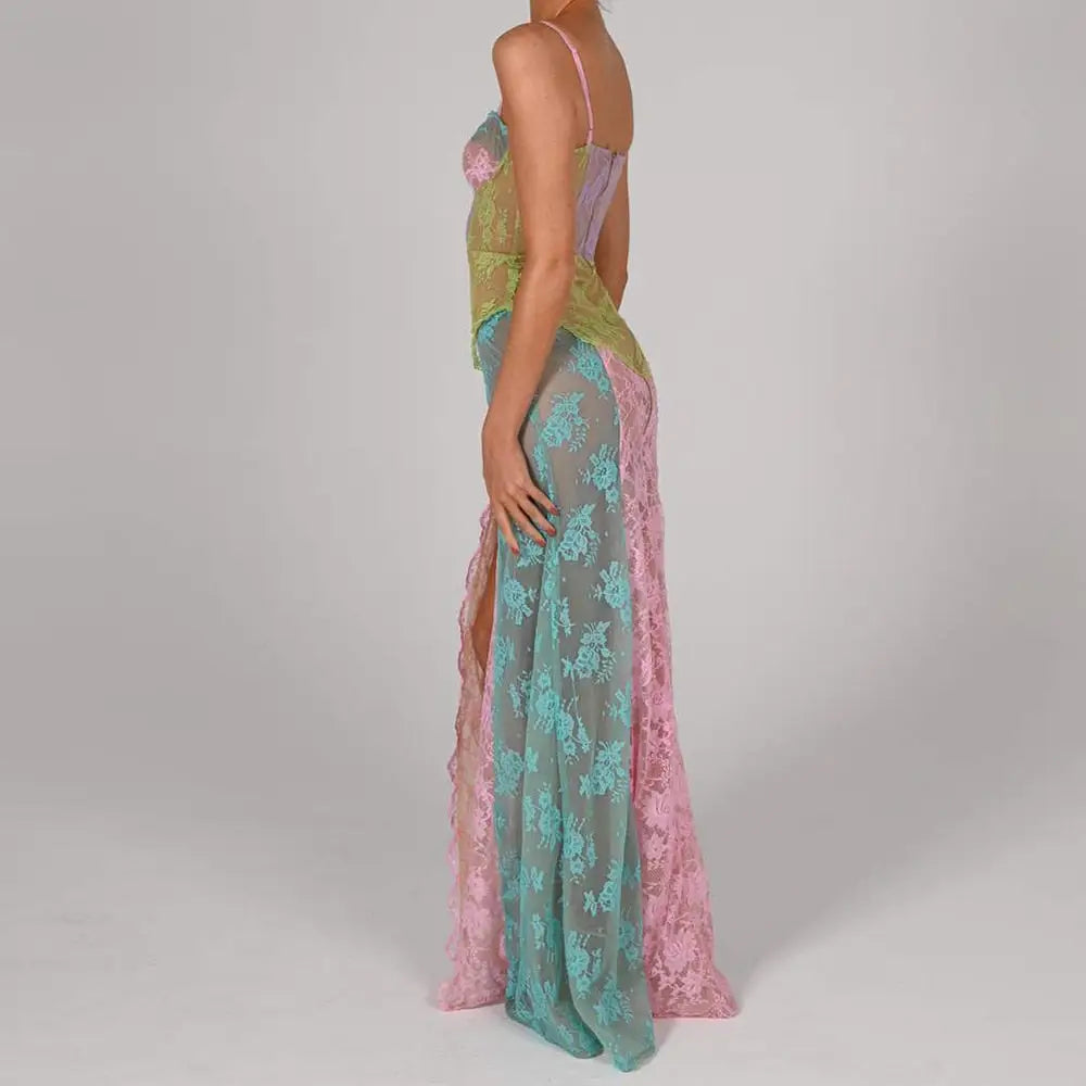 Robe cocktail Fleurie Femme | Dame Fleur