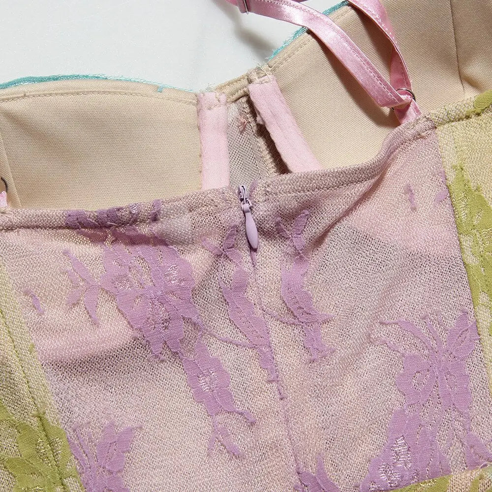 Robe cocktail Fleurie Femme | Dame Fleur