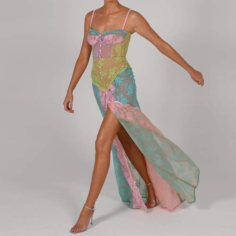 Robe cocktail Fleurie Femme | Dame Fleur