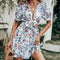 Robe Courte à Fleurs Chic | Dame Fleur