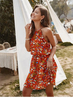 Robe Courte Eté Femme Fleurie - Vignette | Dame Fleur