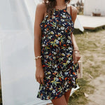 Robe Courte Eté Femme Fleurie - Vignette | Dame Fleur