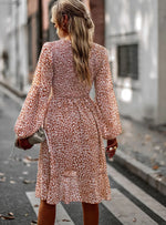 Robe Courte Evasée Fleurie - Vignette | Dame Fleur