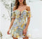 Robe Courte Imprimé Floral | Dame Fleur