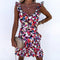 Robe Courte Plage Fleurie | Dame Fleur