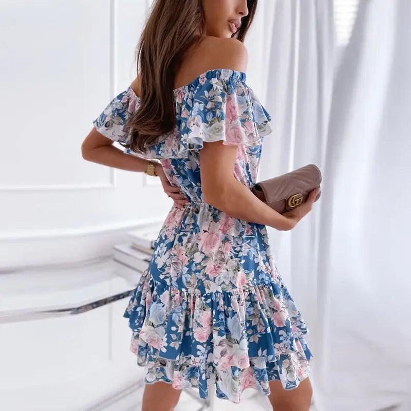 Robe de Fleur Courte Femme | Robe Fleurie