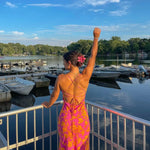 Robe d'Eté Longue Fleurie - Vignette | Dame Fleur