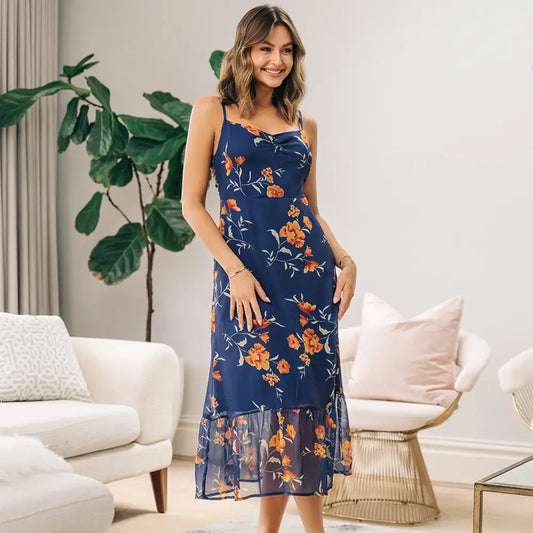 Robe Femme avec Fleurs | Dame Fleur
