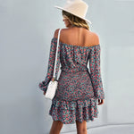 Robe Fleurie Elastique - Vignette | Dame Fleur