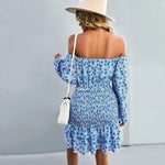 Robe Fleurie Elastique - Vignette | Dame Fleur