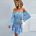 Robe Fleurie Elastique - Vignette | Dame Fleur