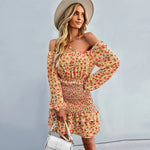 Robe Fleurie Elastique - Vignette | Dame Fleur