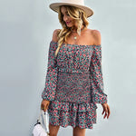 Robe Fleurie Elastique - Vignette | Dame Fleur