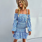 Robe Fleurie Elastique - Vignette | Dame Fleur