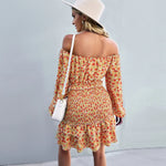 Robe Fleurie Elastique - Vignette | Dame Fleur